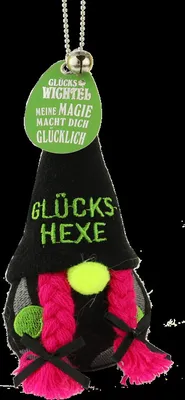 Produktbild von H&H Glücksbringer Maskottchen-Ich bring Dir Glück-Glückswichtel Glückshexe