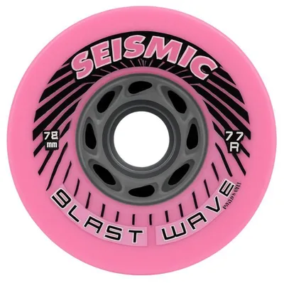 Productafbeelding van Skateboardwielen - Blast Wave - 78x50 mm, 77A - Bubblegum Defcon - Whbstwv78 77Adef - Seismic