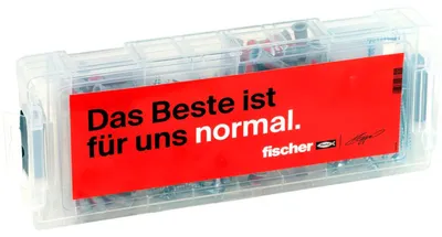 Imagen del producto de fischer 568544 fischer MiniFixTainer - DuoPower + S Klopp 568544 Dübel- und Schrauben-Sortiment, 160 St.