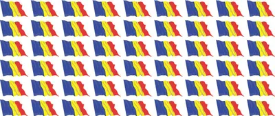 Produktbild von Mini Aufkleber Set - Pack wehend - 20x12mm - selbstklebender Sticker - Rumänien - Flagge / Banner / Standarte fürs Auto, Büro, zu Hause und die Schule - 54 Stück