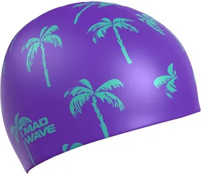 Obrázek produktu pro Plavecká čepice Madwave Palms purple purple One Size