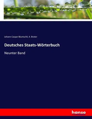 Immagine prodotto di Deutsches Staats-Wörterbuch