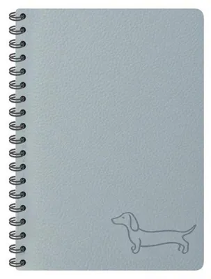 Produktbild von Liniertes Notizbuch Grau, 80 Seiten
