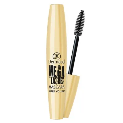 Produktbild von Dermacol Mega Lashes Mascara Super Volume Mascara für Wimpernverlängerungen und Volumen Schwarz 13 ml