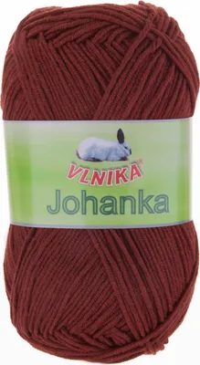 10 x 50g Strickgarn Johanka Strick-Wolle Handstrickgarn Sommergarn rotbraun