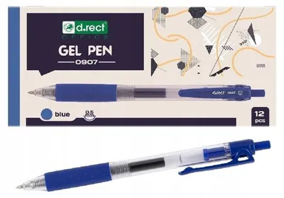 Obrázek produktu pro D.rect 0907, gelové pero, modrá barva