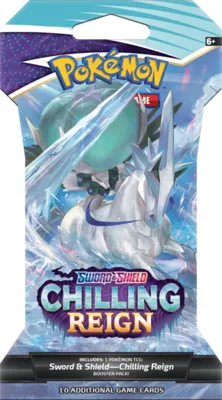 Produktbild von Pokémon SWSH06 - Chilling Reign Sleeved Booster einzeln - englisch