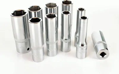 Immagine prodotto di SALTUS Set di chiavi a bussola da 1/2" 10-24 mm esagono 10 pezzi a bussola lunga