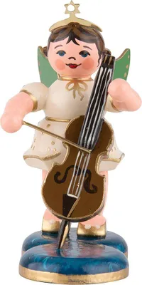 Produktbild von Engel mit Cello (6,5cm) von Hubrig Volkskunst