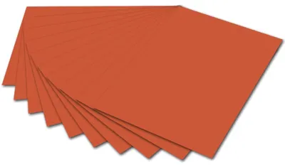 Produktbild von Folia 614/50 40, Orange, A4 (210 x 297 mm), Einfarbig, 300 g/m², 50 Blätter, Deutschland