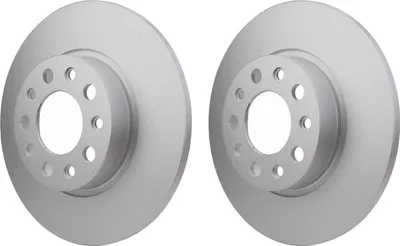 Image de 2x HELLA 8DD 355 116-671 Disque de frein essieu arrière