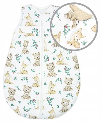 Image de Ankras Sac de couchage bébé 68-74 Ours Faon Coton