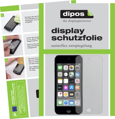 Produktbild von dipos I 5x Schutzfolie matt passend für Apple iPod Touch (2019) Folie Displayschutzfolie