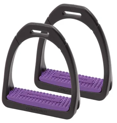 Produktbild von Compositi Premium Kunststoff-Steigbügel – Lila, Small (10 cm)