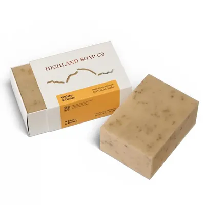 Produktbild von The Highland Soap Company Seife Whisky & Honey 190g