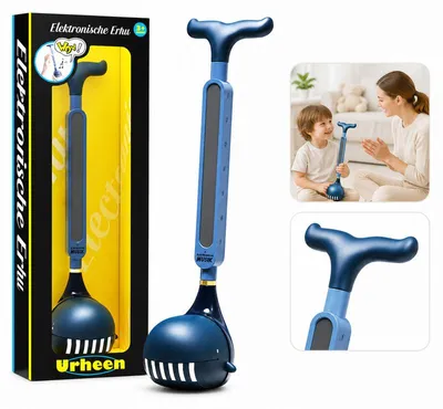 Produktbild von Kinder E-Gitarre Musikspielzeug Blauwal Design, elektronische Kindergitarre Lerninstrument mit Sound & Lautstärke, ab 3 Jahren