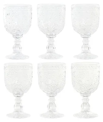Immagine prodotto di Set di bicchieri Home ESPRIT trasparenti in cristallo da 270 ml (6 pezzi)