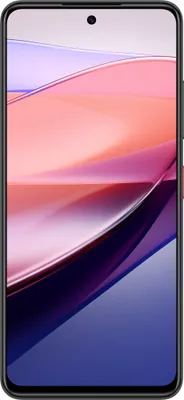 A smartphone is shown from the front.