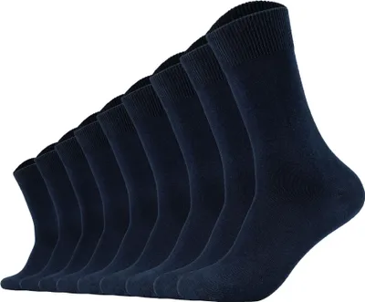 Zdjęcie produktu dla Skarpety uni  Camano – Comfort Socks, jednokolorowe, zestaw 9 par, kolor granatowy, rozmiar 39–42