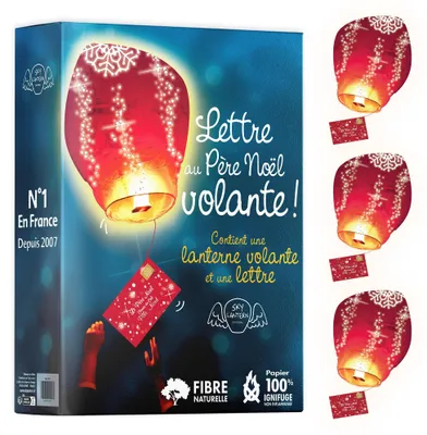 Obrázok produktu pre Sada troch lampiónov s motívom Santa Clausa