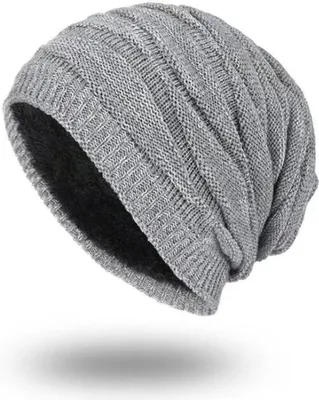 Produktbild von Beanie Mütze Herren Damen Slouch Mützen Warm Plüsch Wintermütze Weich Strickmütze