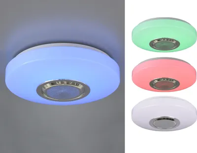Produktbild von LED-Deckenleuchte - Weiß - Kunststoff - 33 x 8,5 cm