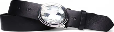 Produktbild von Ledergürtel Damen 4 cm, Strass-Schnalle groß, FRONHOFER Best&Timeless Natur