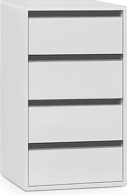 Obrázok produktu pre Sada štyroch šuplíkov do skrine 200 a 230 cm UNIV - biela