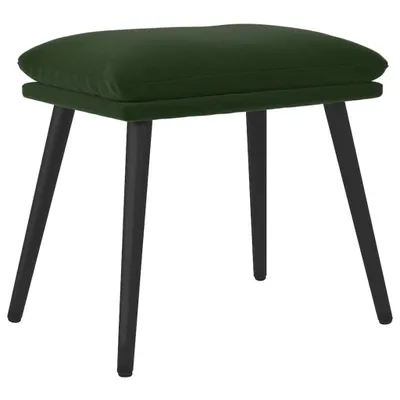 Obrázok produktu pre vidaXL Podnožka tmavozelená 45x29,5x35 cm Velvet