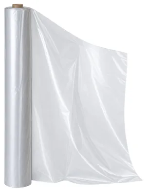 Immagine prodotto di 4 rotoli di pellicola da costruzione tipo 200 trasparente da 4 m x 25 m ciascuno