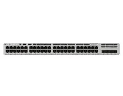 Image de Cisco Catalyst 9200L - Network Essentials - Commutateur - L3 - 48 x 10/100/1000 (PoE+) + 4 x Gigabit SFP (Uplink) - Montable en rack - PoE+ (370 W)