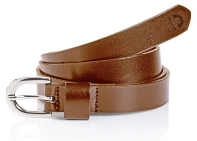 Obrázok produktu pre TOM TAILOR, dámsky kožený opasok TTDPAULA, svetlohnedý, dĺžka 105 cm