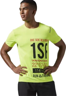 Produktbild von Reebok Laufshirt Atmungsaktiv Schnelltrocknend Feuchtigkeitsableitend Gr. L