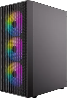 Produktbild von ANTEC AX27 RGB Elite PC Gehäuse Midi Tower Gaming ATX, schwarz
