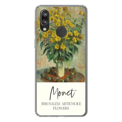 Produktbild von MuchoWow® Handyhülle Schutzhülle Hülle für Huawei P20 Lite (2020) Alte Meister - Malerei - Monet Silikon Softcase Handy Hülle - Kartenhalter