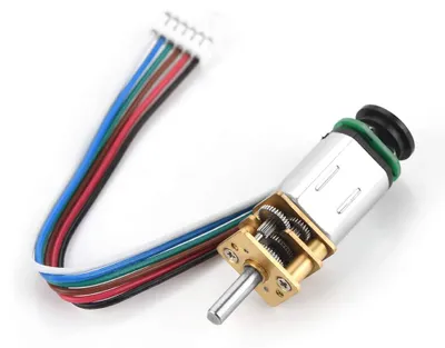 Reduktionsmotor DC 6V 2W mit Encoder, 60 U/min, 3mm Welle