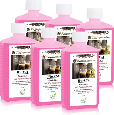Produktbild von Wark24 Universal Entkalker 125ml für Kaffeevollautomaten, Universal (6er Pack)