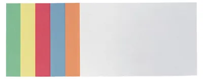 Image de Franken MKS2199 selbstklebende Moderationskarte - Rechteck, 149 x 98 mm, Farbkombinationen, 300 Stück