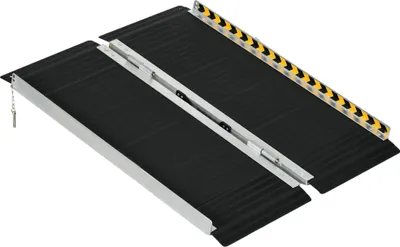 Imagen del producto de Rampa de acceso para motocicletas - Aleación de aluminio plegable - Color negro