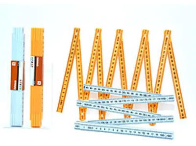 Obrázok produktu pre Skladacie pravítko 2 m x 1,4 cm, plast, 2 rôzne farby.