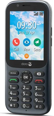 Zdjęcie produktu dla Doro 731X, Klasyczny, Dual SIM, 3 MP, Bluetooth, 1600 mAh, Grafitowy