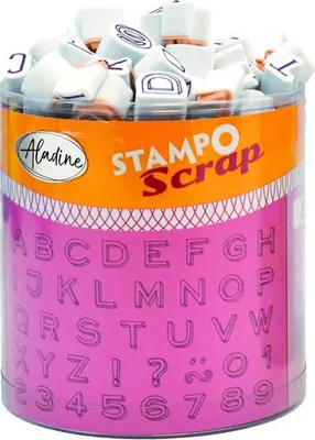 Obrázek produktu pro Razítka Stampo Scrap - tři abecedy