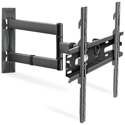 Obrázok produktu pre Nástenný držiak na TV, max. 30 kg, naklápací a otočný pre 26-55 palcov, univerzálny VESA do 400x400, pre LED LCD TV, čierny Retoo