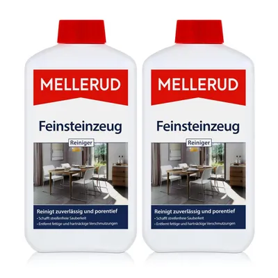 Produktbild von 2x Mellerud Feinsteinzeug Reiniger und Pflege 1L