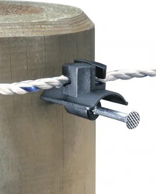 Produktbild von 200 Stück Nagelisolator klein 7cm geeignet für Litze und Draht für Weidezaun