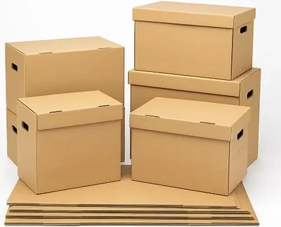 Image de kit de cartons de déménagement 4 en 1 - "Extra" 4 types de cartons