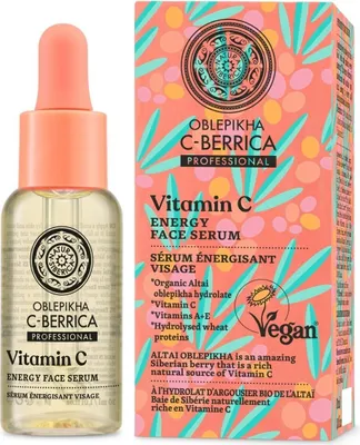 Obrázok produktu pre Siberica Oblepikha C-Berrica Professional Energizujúce Sérum Na Tvár Vitamín C 30Ml