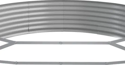 Immagine prodotto di Letto Giardino Acciaio Zincato 373x140x36 cm Argento