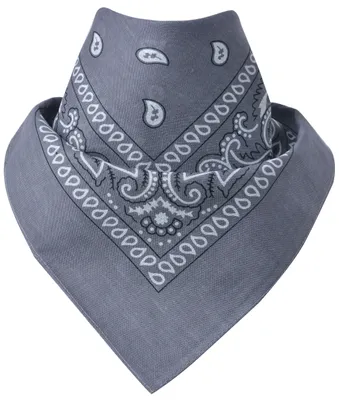 Produktbild von Bandana Paisley Grau