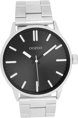 Immagine prodotto di Oozoo orologio in metallo da donna e da uomo analogico al quarzo braccialato argento Timepieces D2UOC11514